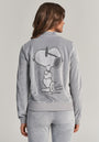 Graue Sweatjacke Snoopy