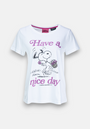 T-shirt blanc Snoopy Nice Day