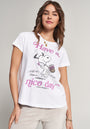 White t-shirt Snoopy Nice Day