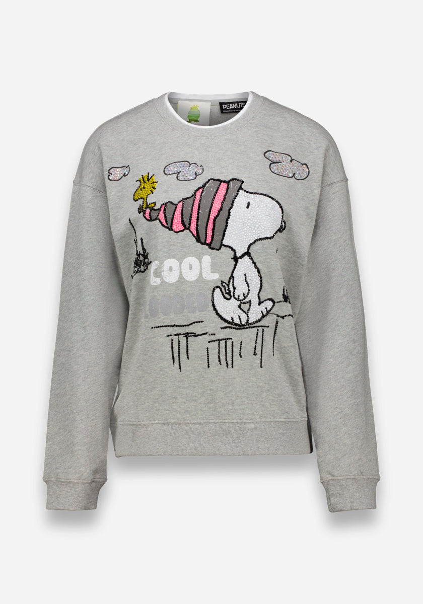 Snoopy sweatshirt cool blooded