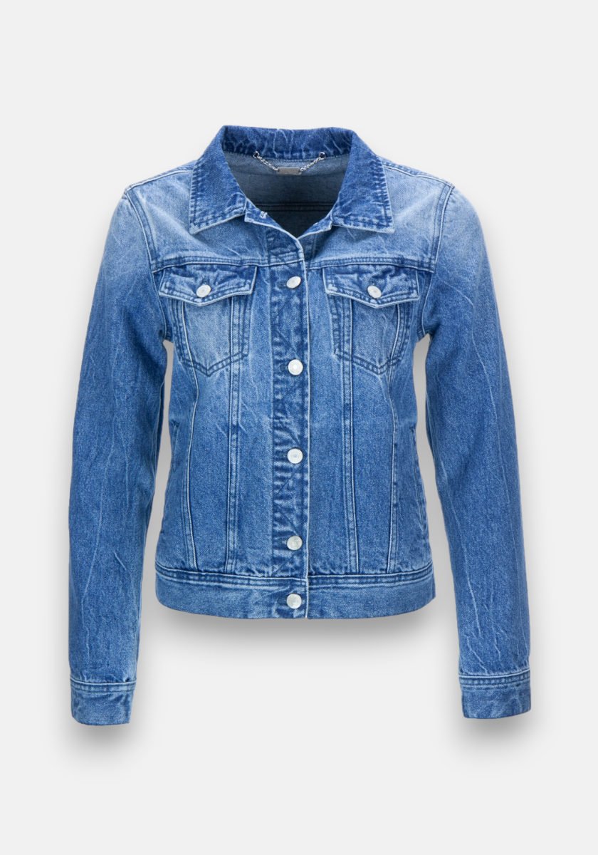 Veste courte en jean